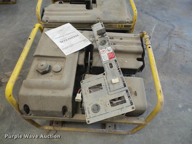 image for item DC9220 (2) Wacker G56 generators