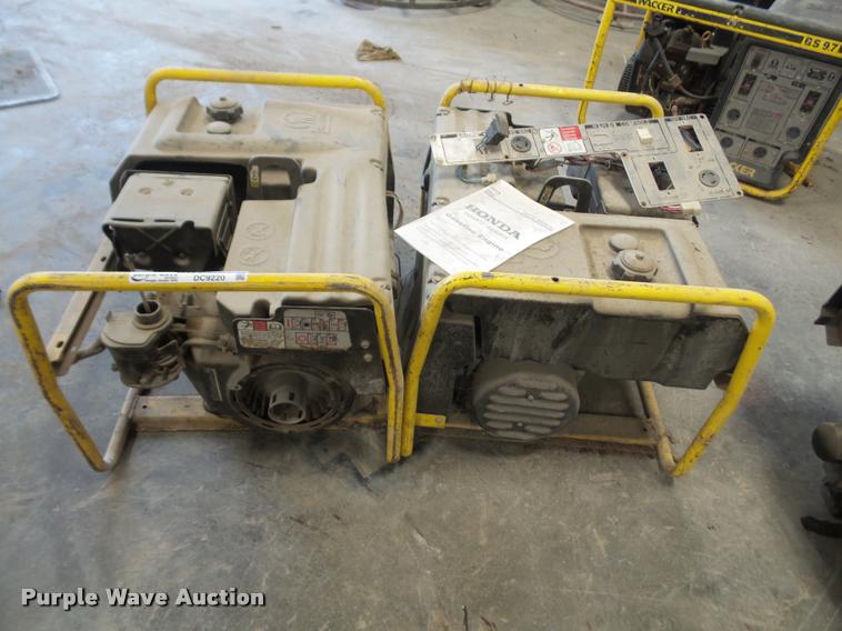 image for item DC9220 (2) Wacker G56 generators