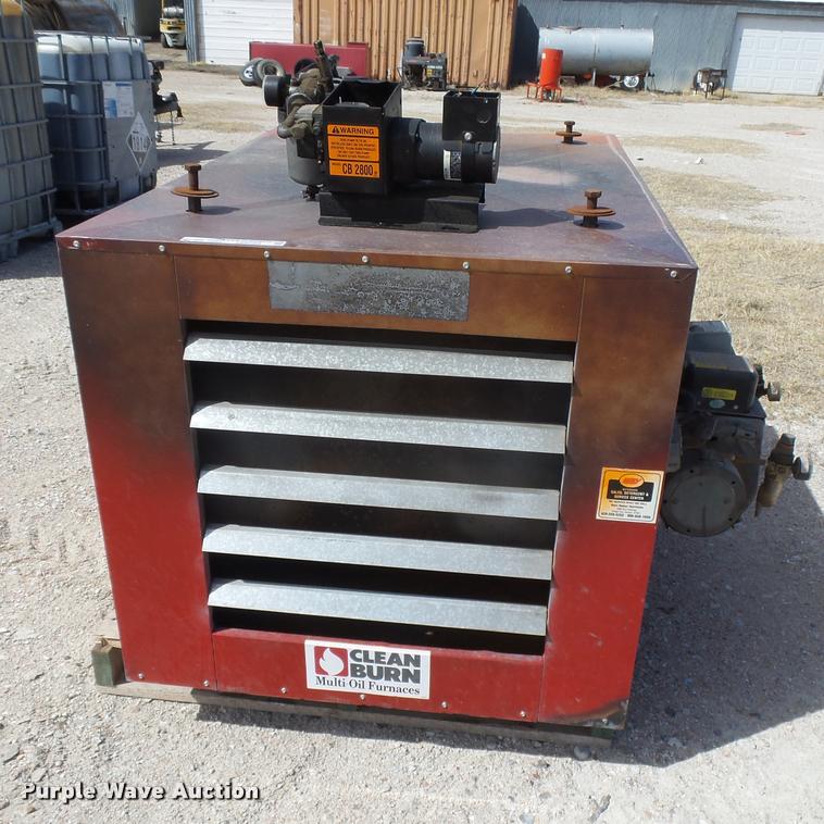 Clean Burn CB2800 oil furnace with metering pump in Dodge City, KS | Item  DI9589 sold | Purple Wave