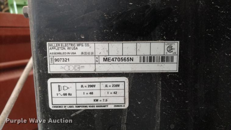 image for item DI9784 Miller Millermatic 252 Mig welder