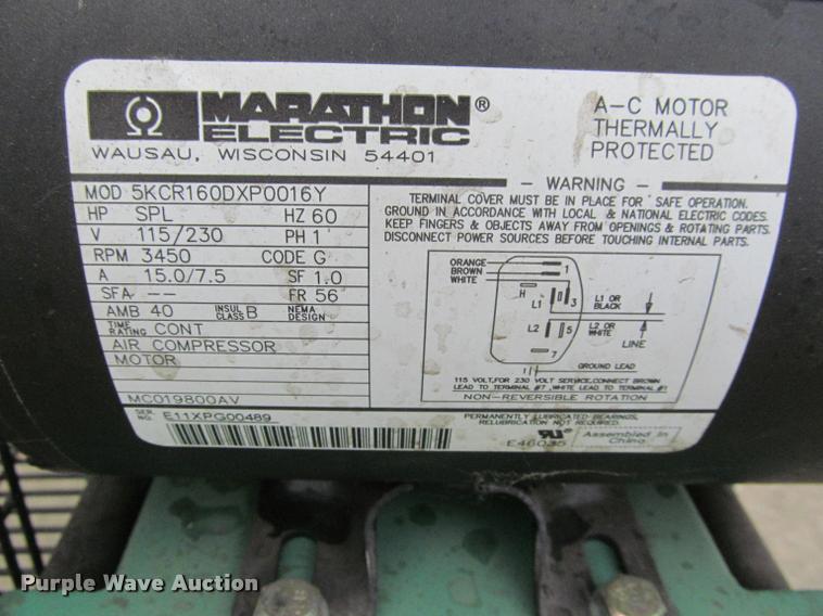 image for item DT9214 Speedaire 1NNF6 air compressor