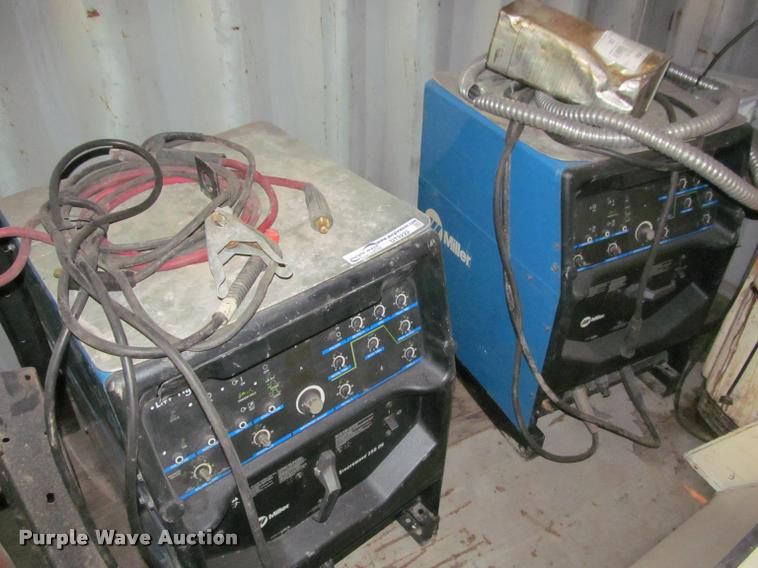 image for item DT9222 (2) Miller Electric Syncrowave 250 DX tig welders