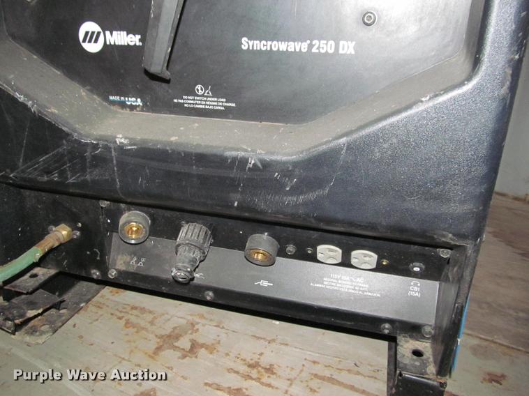image for item DT9222 (2) Miller Electric Syncrowave 250 DX tig welders