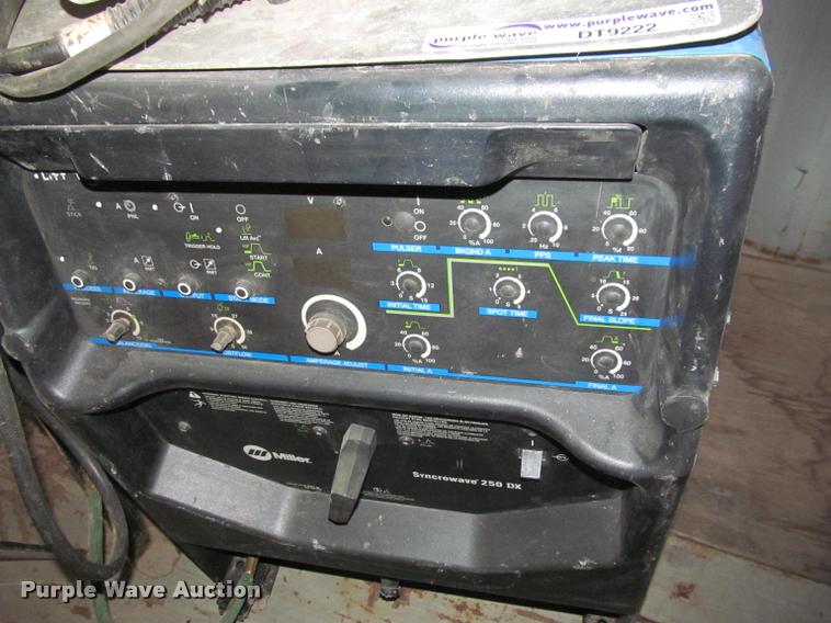 image for item DT9222 (2) Miller Electric Syncrowave 250 DX tig welders