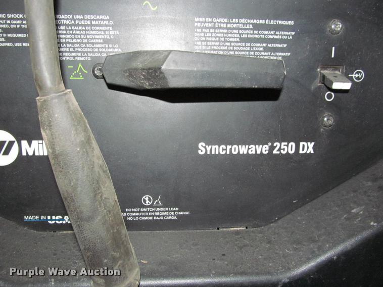 image for item DT9222 (2) Miller Electric Syncrowave 250 DX tig welders