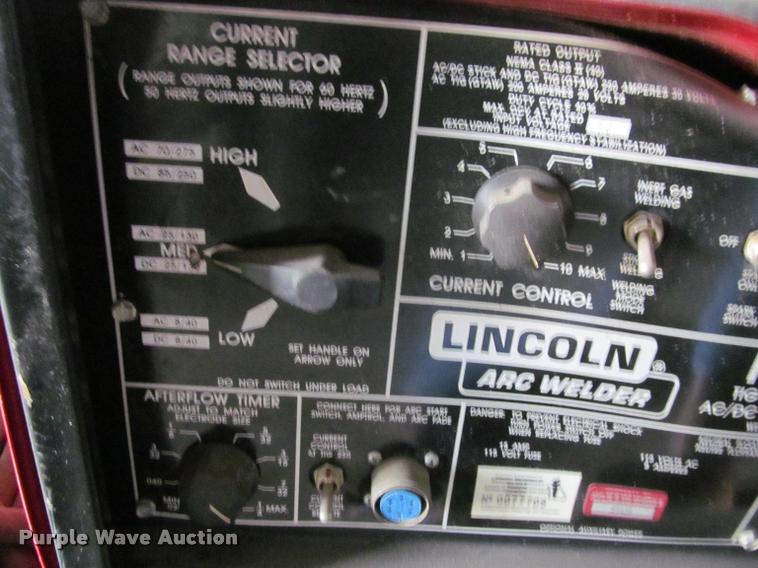 image for item DT9229 (3) Lincoln Electric welders