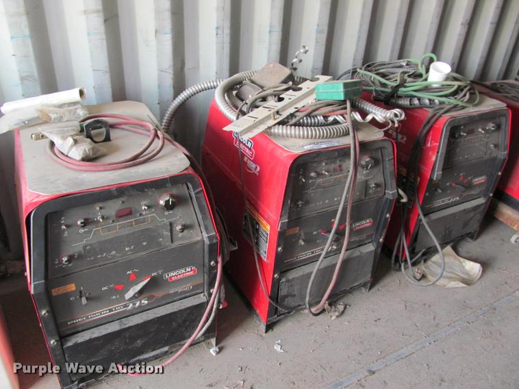 image for item DT9231 (3) Lincoln Electric Precision Tig 275 welders