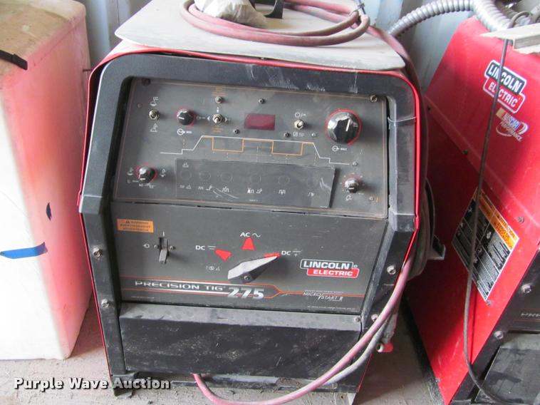image for item DT9231 (3) Lincoln Electric Precision Tig 275 welders