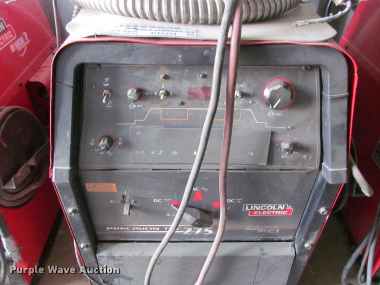 image for item DT9231 (3) Lincoln Electric Precision Tig 275 welders