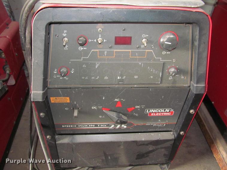 image for item DT9231 (3) Lincoln Electric Precision Tig 275 welders