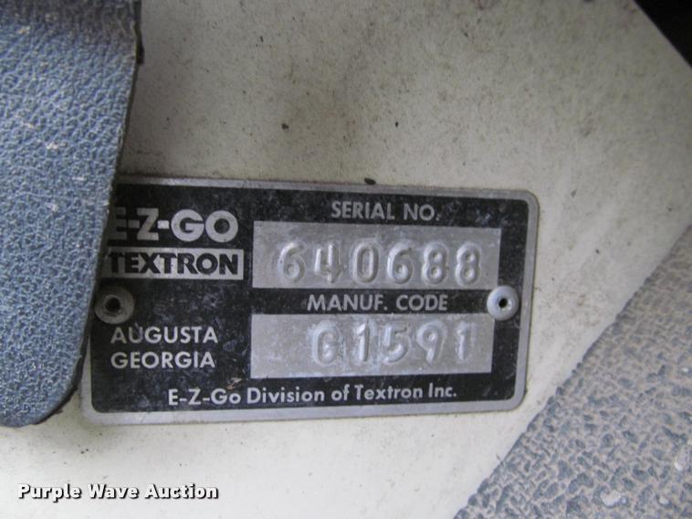 image for item DT9517 Ez-go golf cart