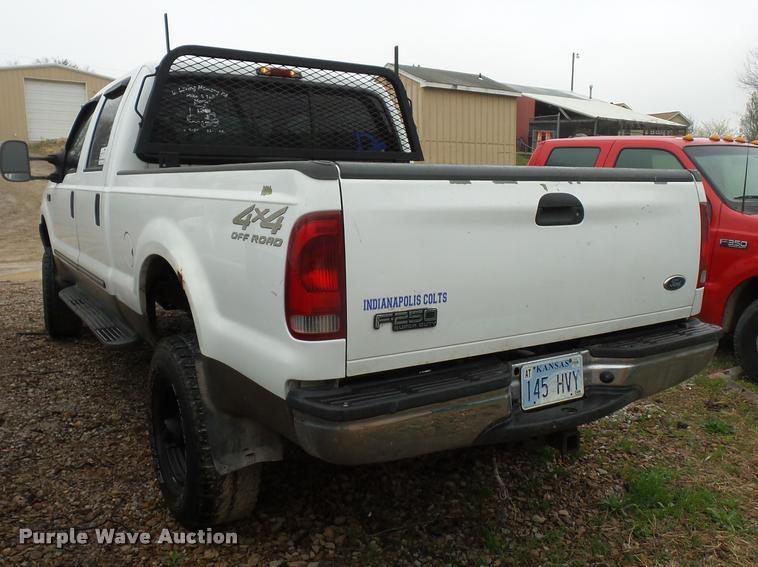 image for item J1525 2000 Ford F250 Super Duty Crew Cab pickup truck