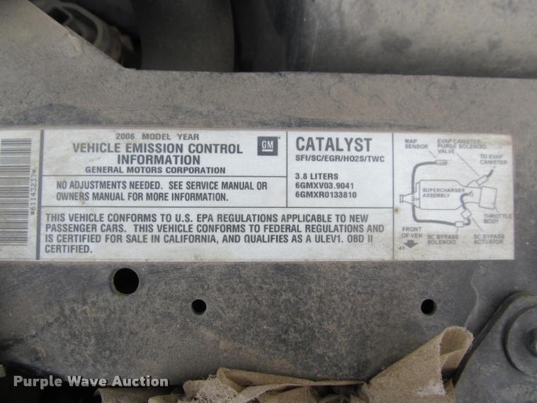 image for item J2564 2006 Pontiac Grand Prix GT