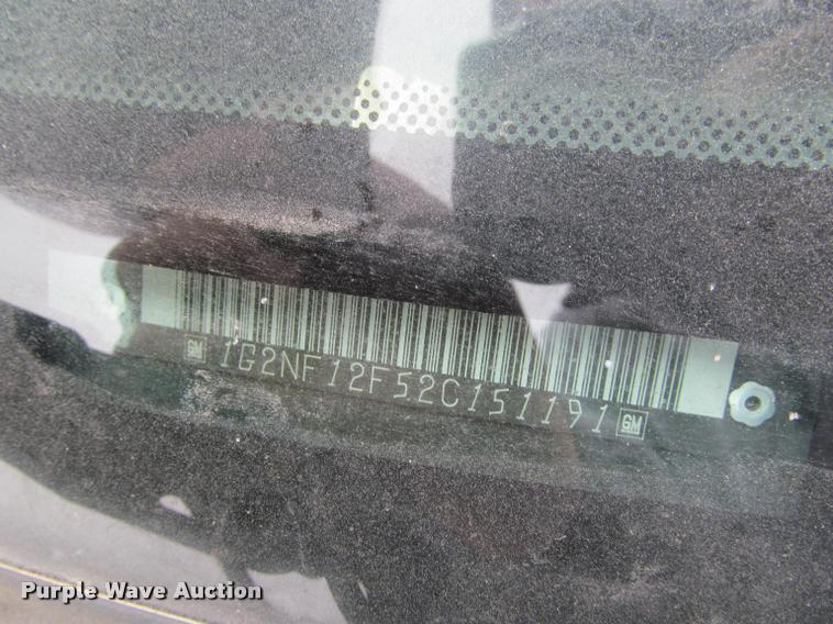 image for item J2592 2002 Pontiac Grand AM SE