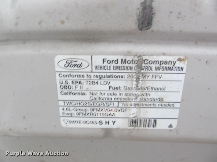 image for item J2607 2009 Ford Crown Victoria Police Interceptor