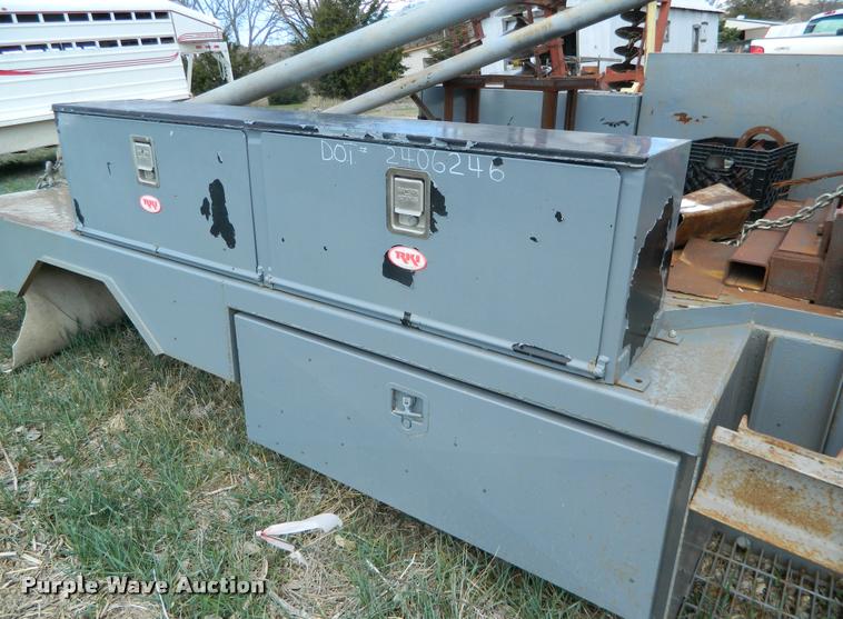image for item K2587 Stoughton Welding custom built winch flatbed