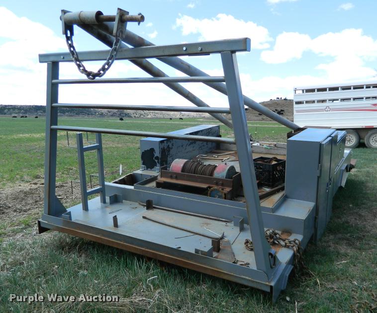 image for item K2587 Stoughton Welding custom built winch flatbed