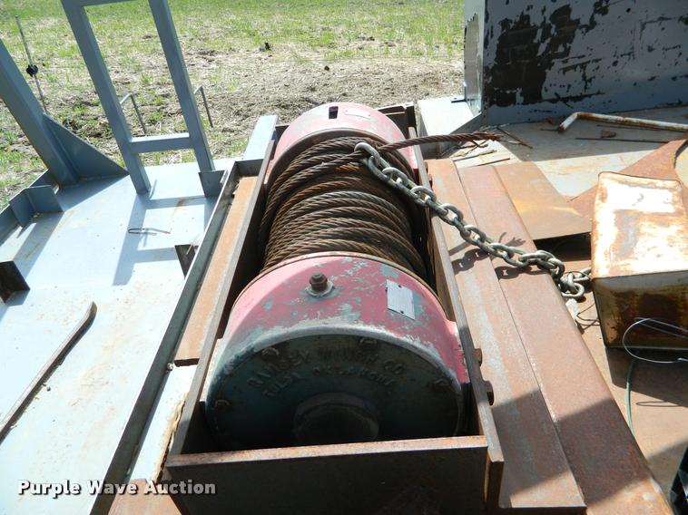 image for item K2587 Stoughton Welding custom built winch flatbed