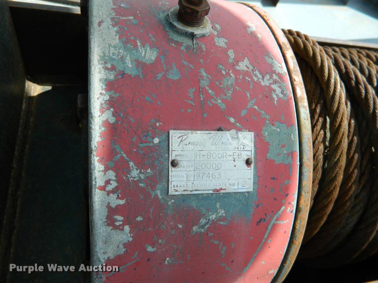 image for item K2587 Stoughton Welding custom built winch flatbed