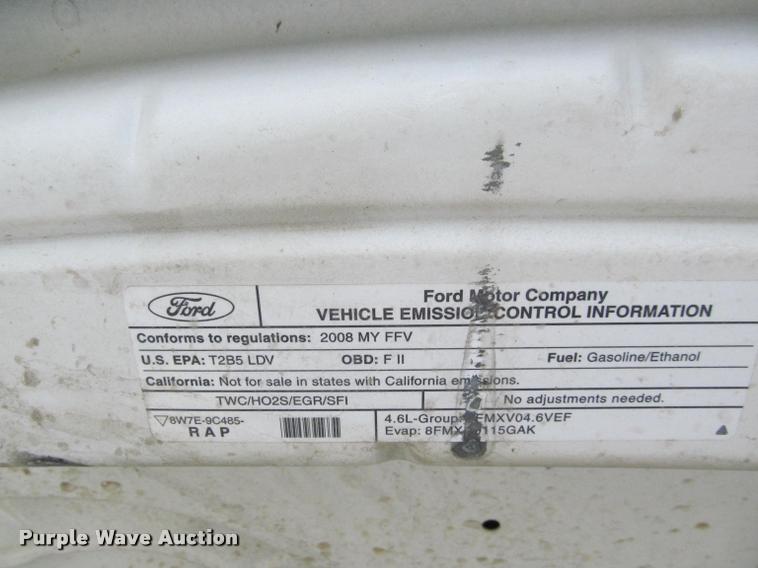 image for item K4938 2008 Ford Crown Victoria Police Interceptor