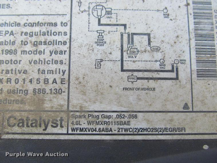 image for item K4940 1998 Ford Crown Victoria Police Interceptor