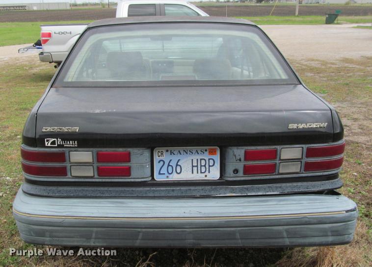 image for item K4953 1991 Dodge Shadow