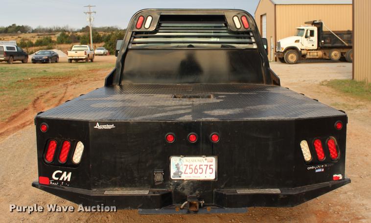 image for item L4956 2014 Ford F350 Super Duty CrewCab flatbed pickup truck