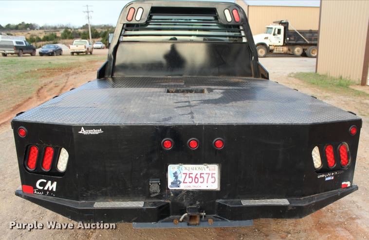 image for item L4956 2014 Ford F350 Super Duty CrewCab flatbed pickup truck