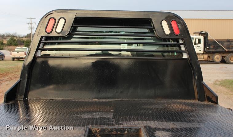 image for item L4956 2014 Ford F350 Super Duty CrewCab flatbed pickup truck