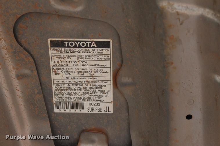 image for item L4957 2012 Toyota Tundra Limited CrewMax pickup truck