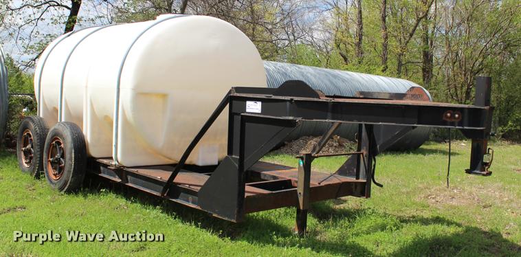 image for item L4976 Shop built water trailer