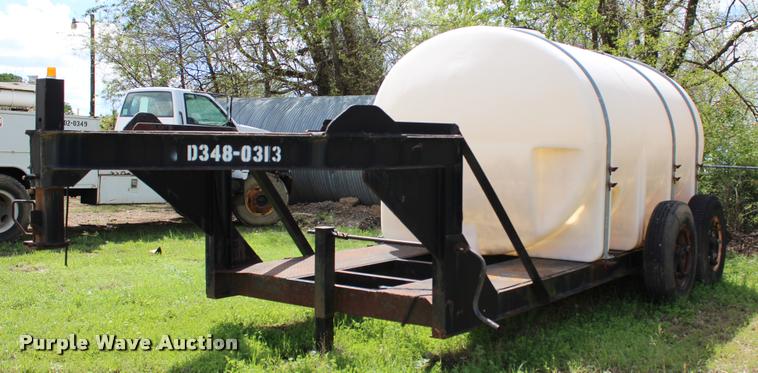 image for item L4976 Shop built water trailer