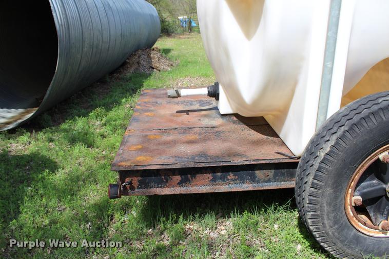 image for item L4976 Shop built water trailer