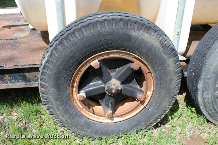 image for item L4976 Shop built water trailer