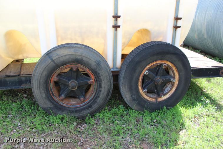 image for item L4976 Shop built water trailer