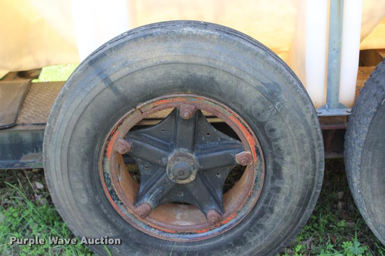 image for item L4976 Shop built water trailer