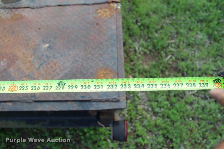 image for item L4976 Shop built water trailer