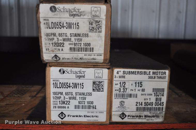 image for item L5221 1/2HP submersible pump and motors