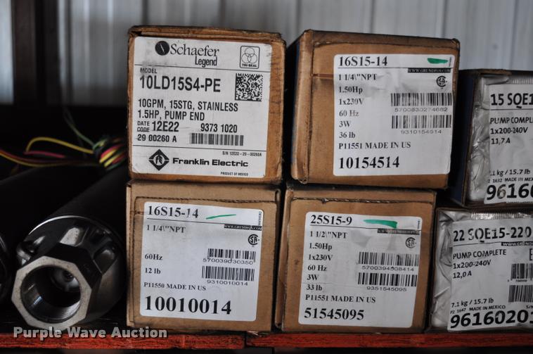 image for item L5224 1.5HP submersible pump and motors