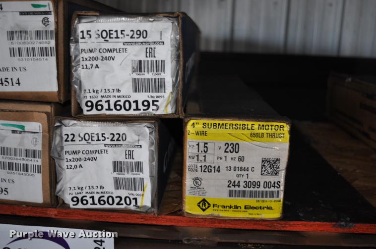 image for item L5224 1.5HP submersible pump and motors