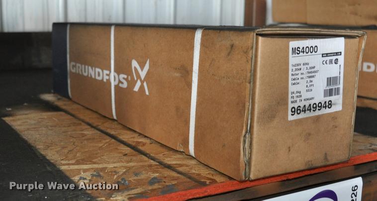 image for item L5226 3HP Grunfos MS4000 submersible electric motor