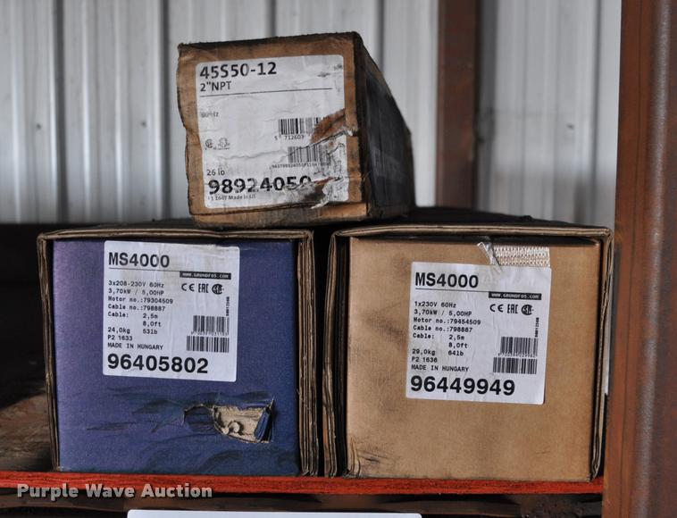 image for item L5227 5HP submersible pump and motors