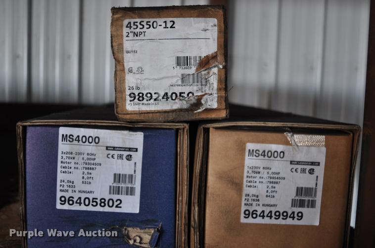 image for item L5227 5HP submersible pump and motors