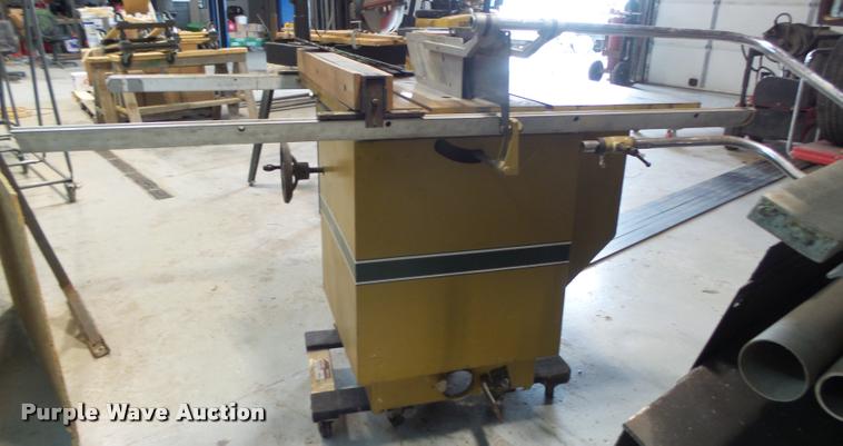 image for item AU9600 Powermatic 68 table saw