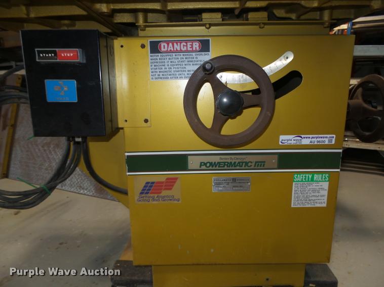 image for item AU9600 Powermatic 68 table saw