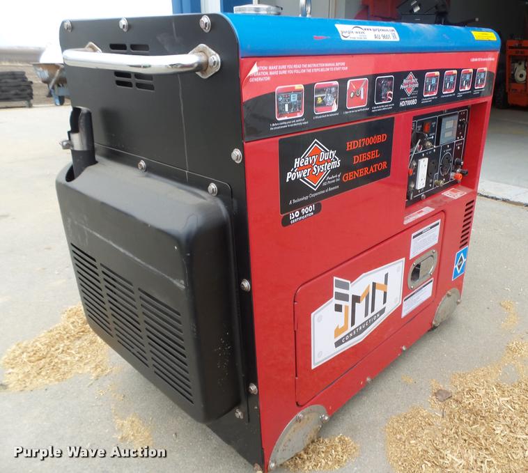 image for item AU9601 HD Power Inc. HDI 7000BD generator