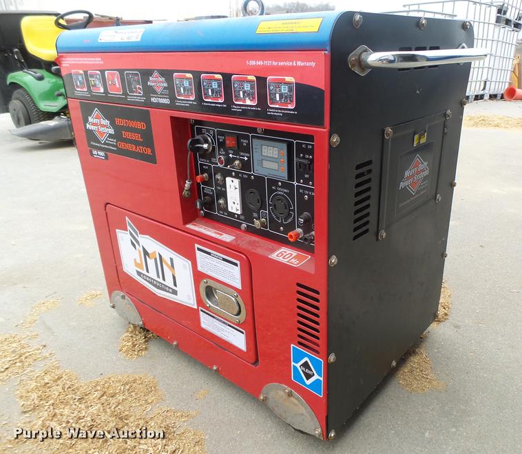 image for item AU9601 HD Power Inc. HDI 7000BD generator