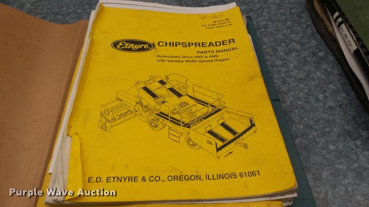 image for item DA0458 Etnyre Quad chip spreader