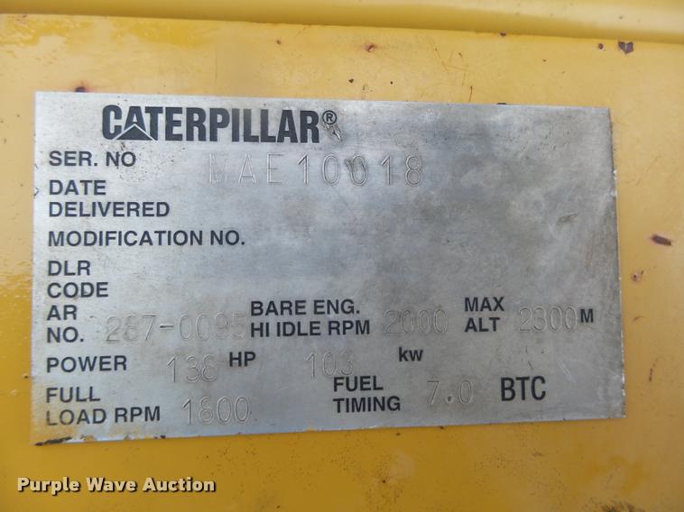 image for item DA0550 2006 Caterpillar 320C LU excavator