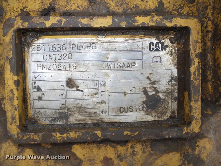 image for item DA0550 2006 Caterpillar 320C LU excavator